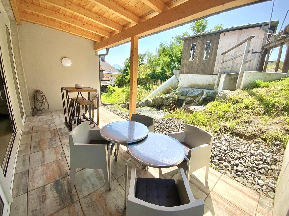 Apartament Waterfront - Urbane Eleganz Am Bachufer Villach Zewnętrze zdjęcie